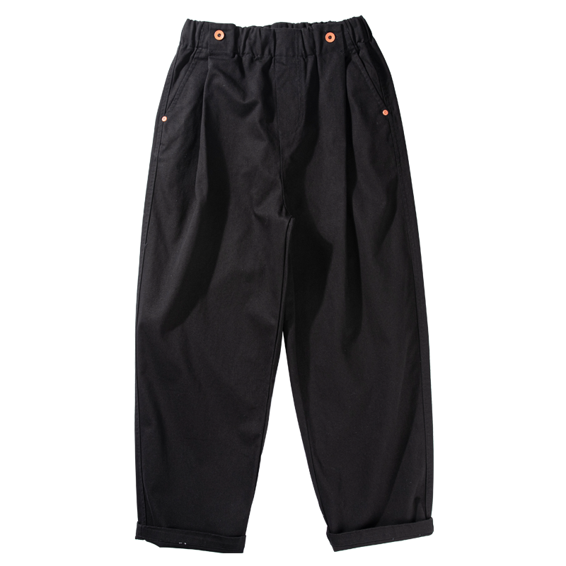 Wide-leg Cotton Loose Japanese Retro Casual Trousers