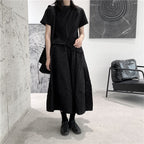 Irregular Waist Top Shirt