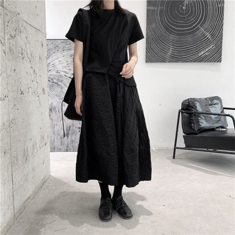 Irregular Waist Top Shirt