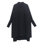 Asymmetric Loose Casual Drape Shirt