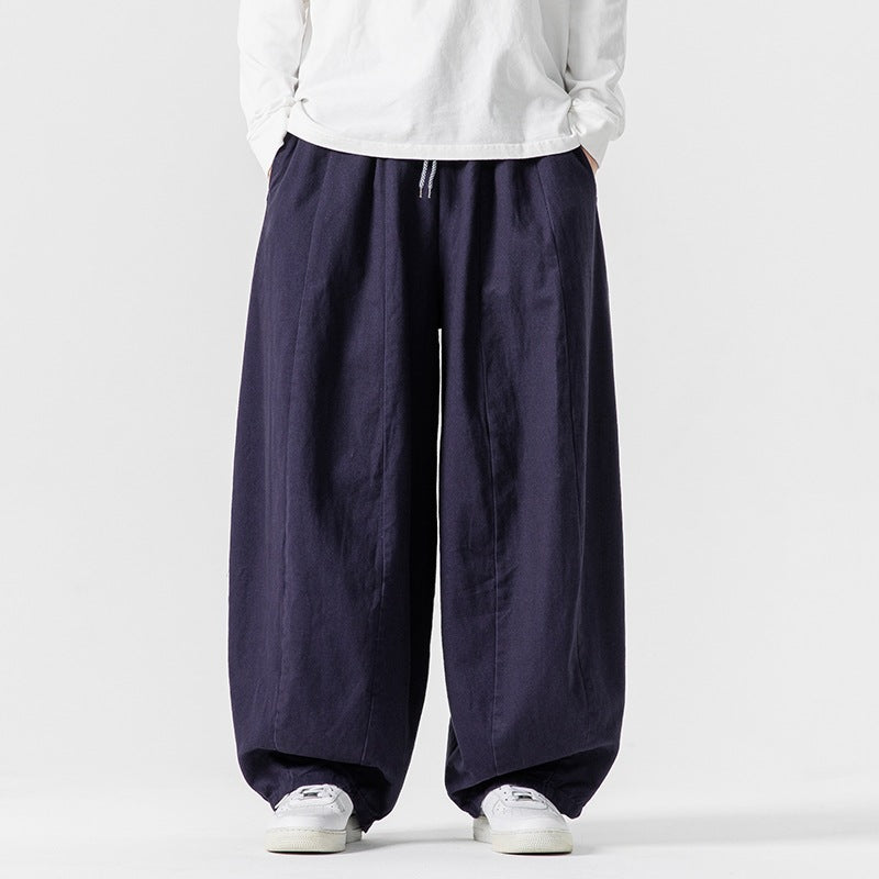 Japanese Retro Loose Wide-leg Harem Pants