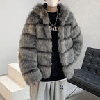 Winter Plush Hooded Cotton Coat