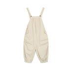 Solid Color Loose Overalls Casual Jumpsuit
