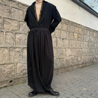 Irregular Wide-leg Multi-layered Pleated Harem Pants