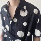 Summer Polka Dot Print Shirt
