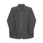 Layered Color Block Long Sleeve Shirt