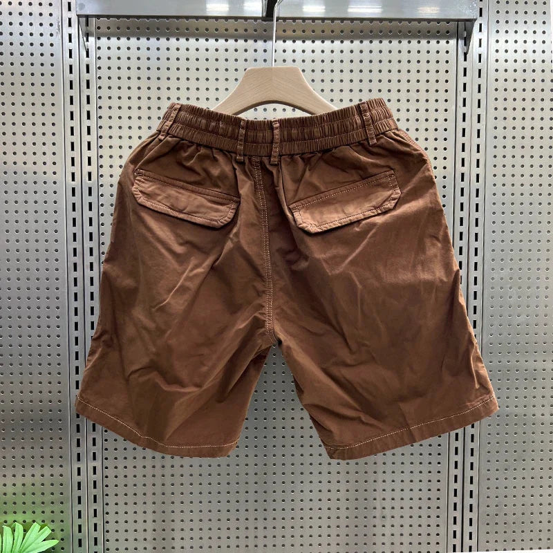 Retro Loose Straight Shorts