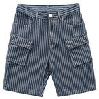 Pocket Striped Shorts