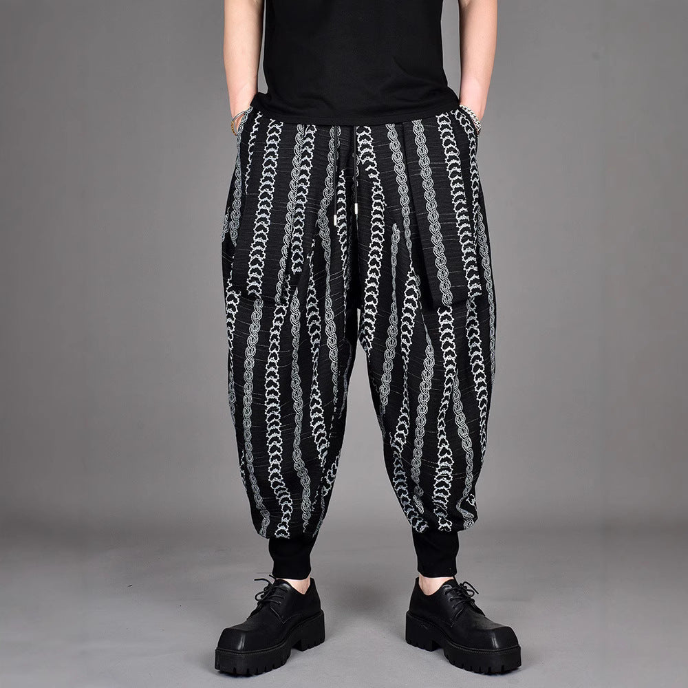 Loose Draped Casual Harem Pants