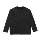 Sequin Crew Neck Long Sleeve T-Shirt