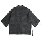 Japanese Retro Kendo Kimono Robe Loose Knitted Cardigan