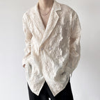 Flower Embroidered Loose Shirt