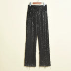 Sequin Tassels Party Stage Performance Shirts and Pants