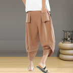 Striped Carrot Loose Wide-leg Casual Pants