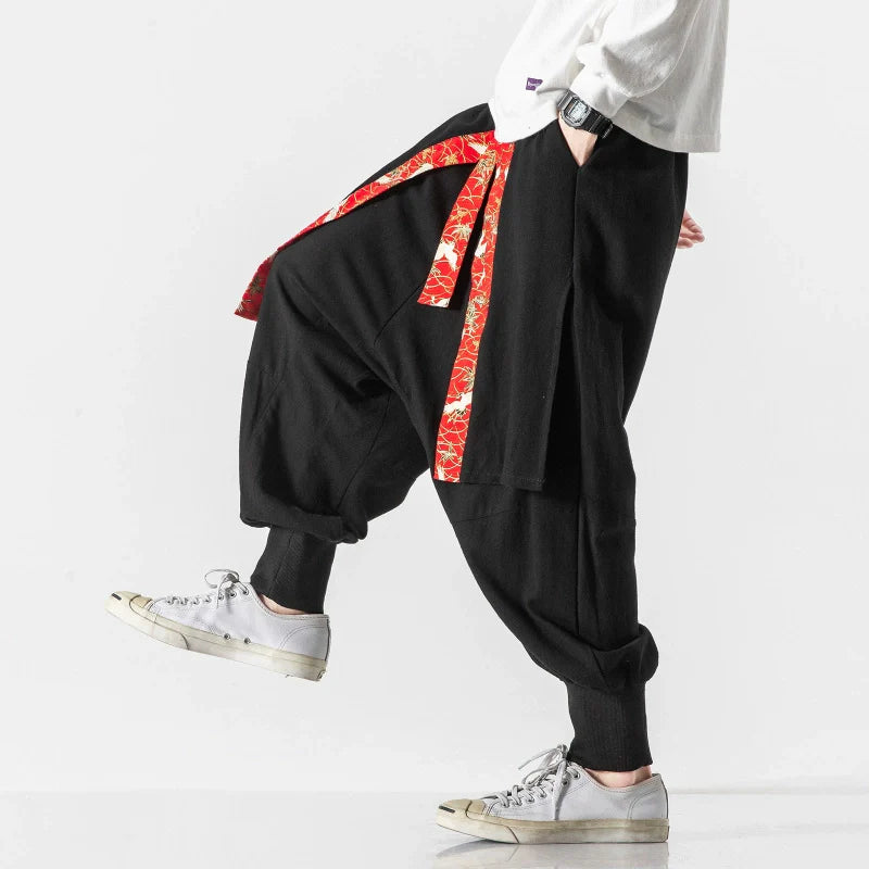 Linen Cotton Loose-Fitting Pants