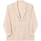 Crumpled Jacquard Irregular Shirt