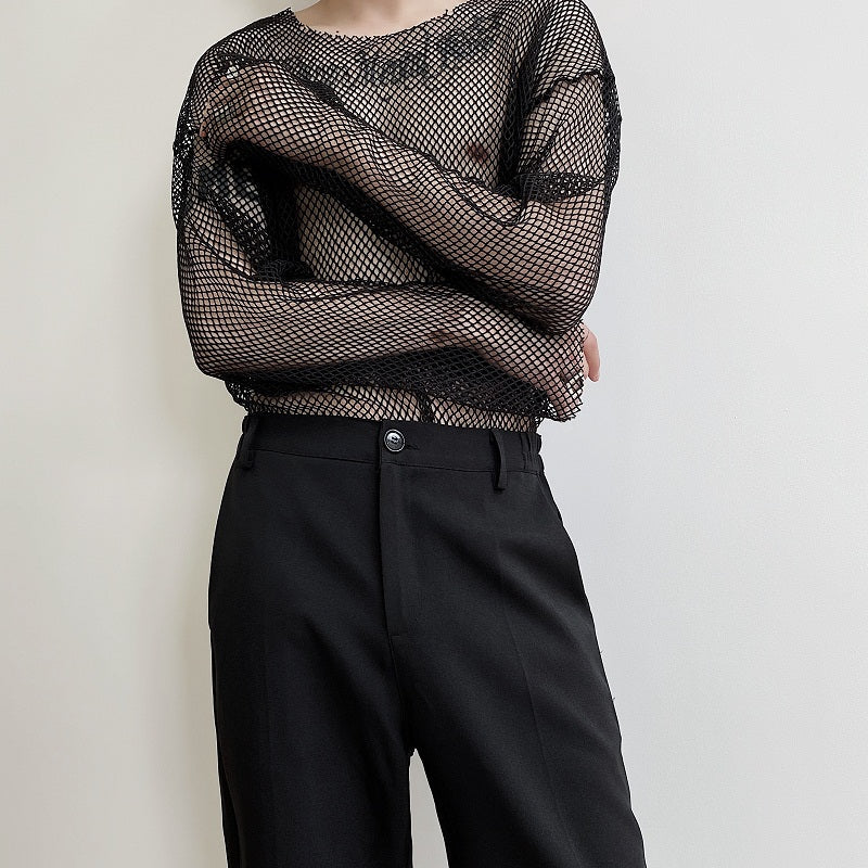 Transparent Long-sleeved T-shirt