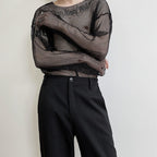 Transparent Long-sleeved T-shirt