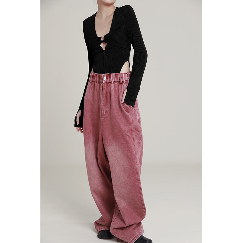 Cutout Jumpsuit Knitted Top