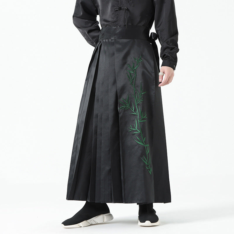 Bamboo Embroidery Loose Culotte