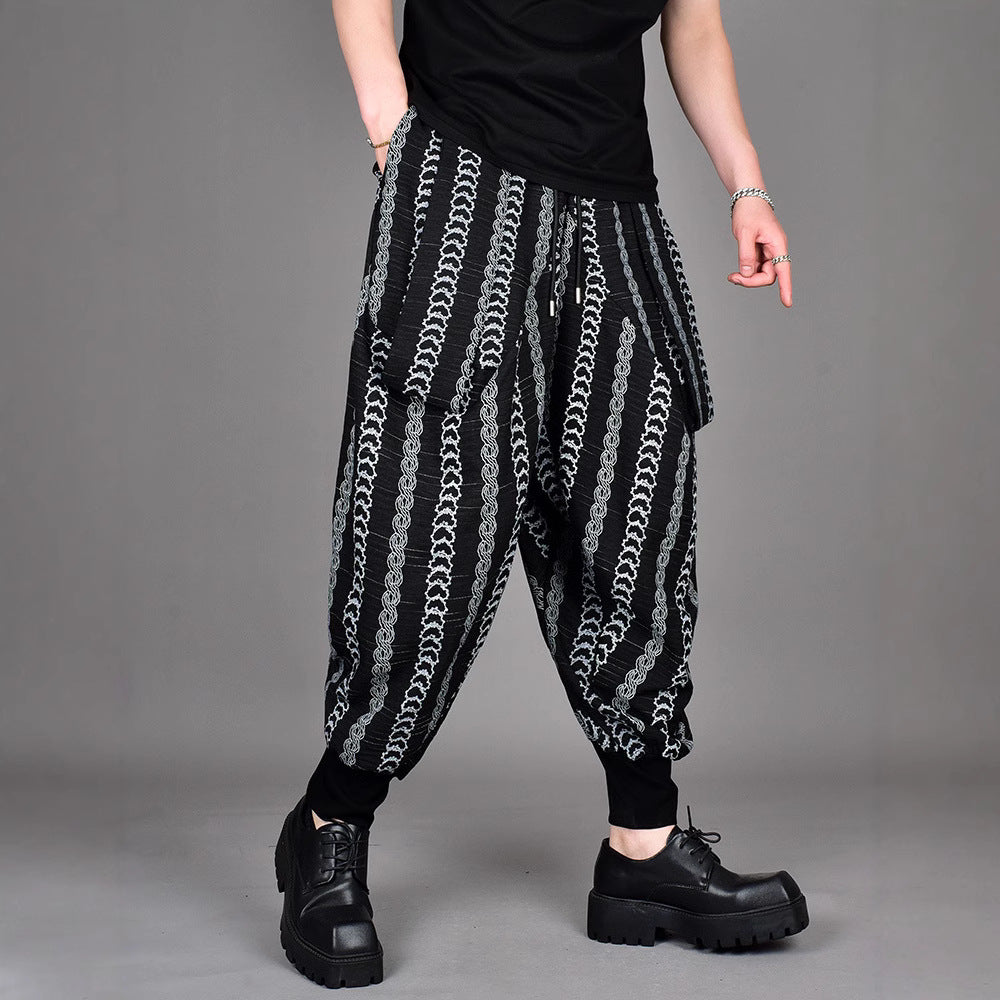 Loose Draped Casual Harem Pants