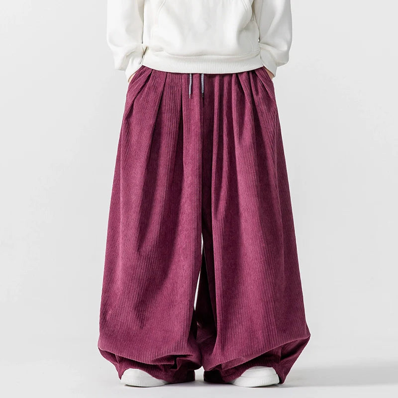 Vintage Corduroy Thick Casual Pants