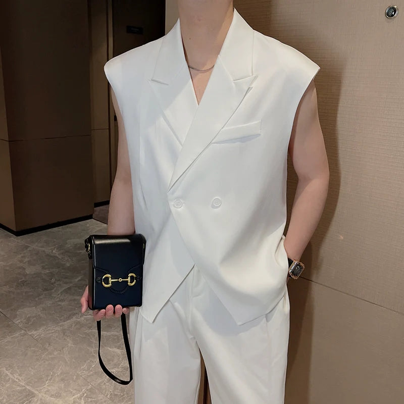 Casual Loose Jacket Suit Vest