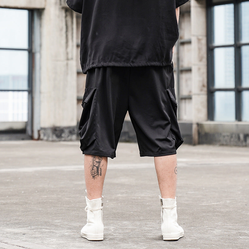 Large Pocket Loose Casual Shorts