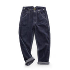 Men's Striped Loose  Jeans