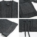 Japanese Retro Kendo Kimono Robe Loose Knitted Cardigan