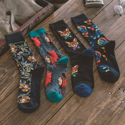Retro Suit Socks 4 pairs