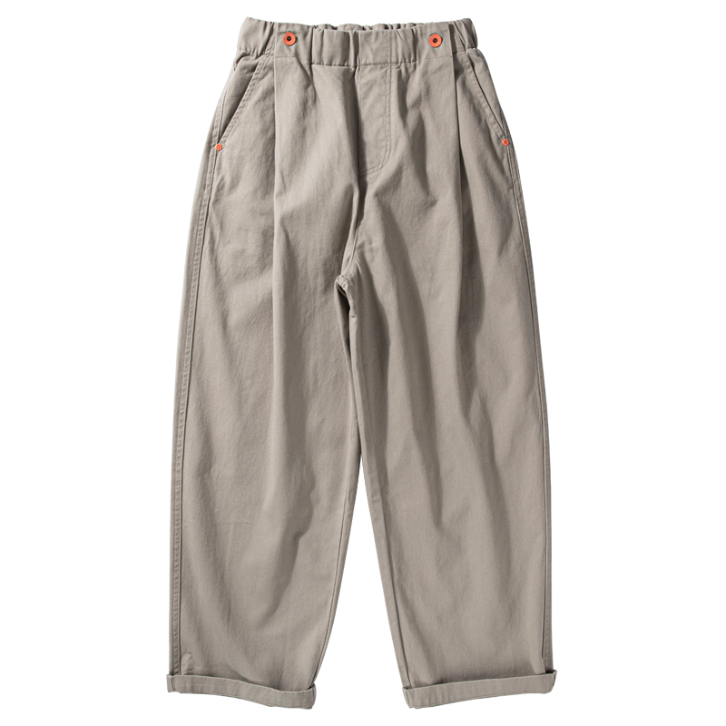 Wide-leg Cotton Loose Japanese Retro Casual Trousers