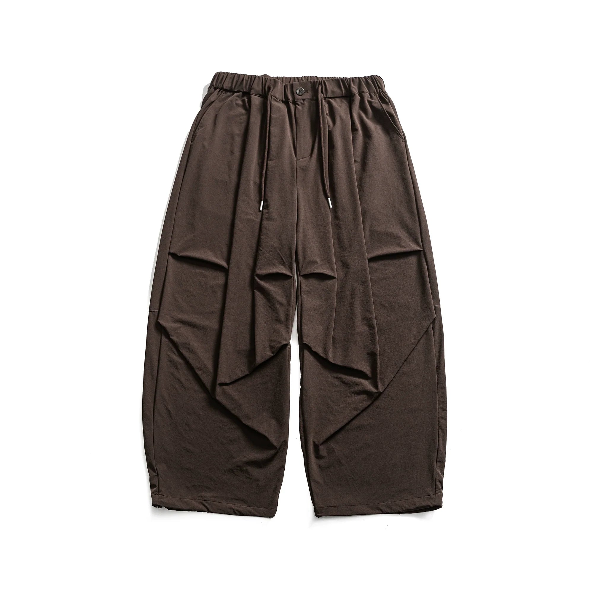 Japanese Retro Loose Pleated Straight Wide-leg Pants