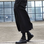 Casual Wide Leg Culottes Hakama Pants