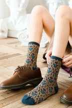 Ethnic Cute Floral Socks