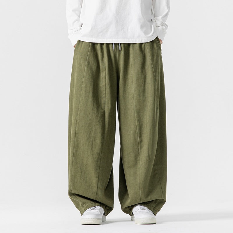 Japanese Retro Loose Wide-leg Harem Pants