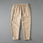 Vertical Striped Retro Thin Linen Loose Harem Pants