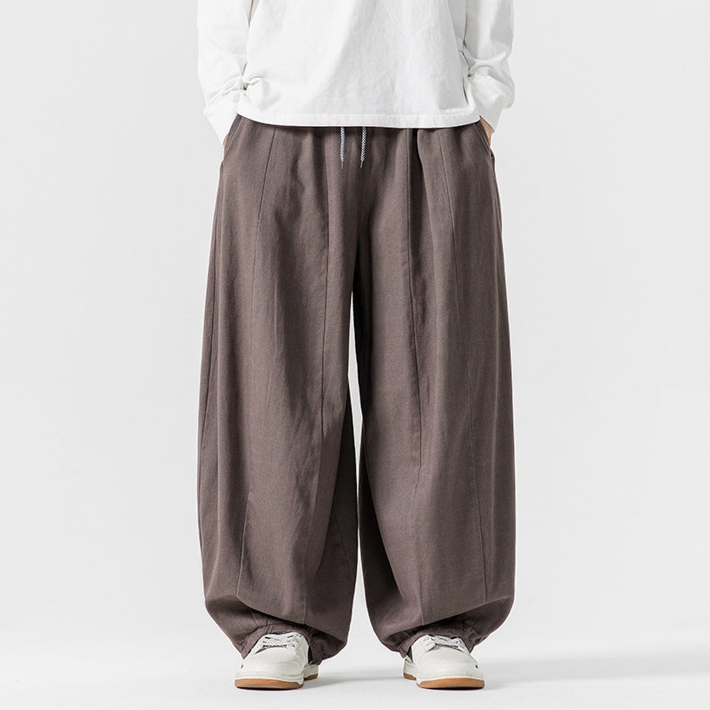 Japanese Retro Loose Wide-leg Harem Pants