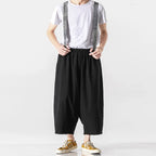 Straight-Leg Casual Loose Overalls
