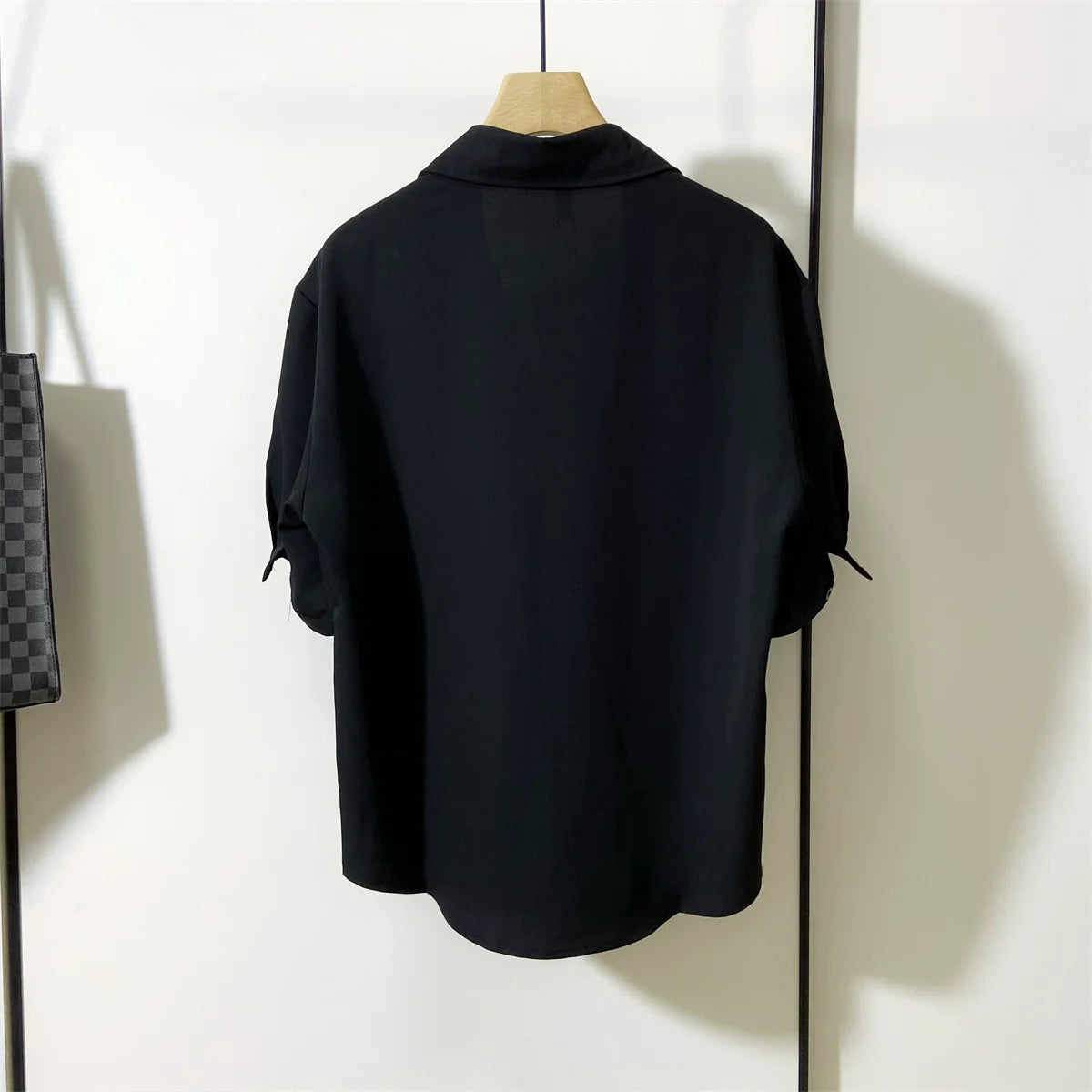 Summer Thin Loose Ice Silk Shirt
