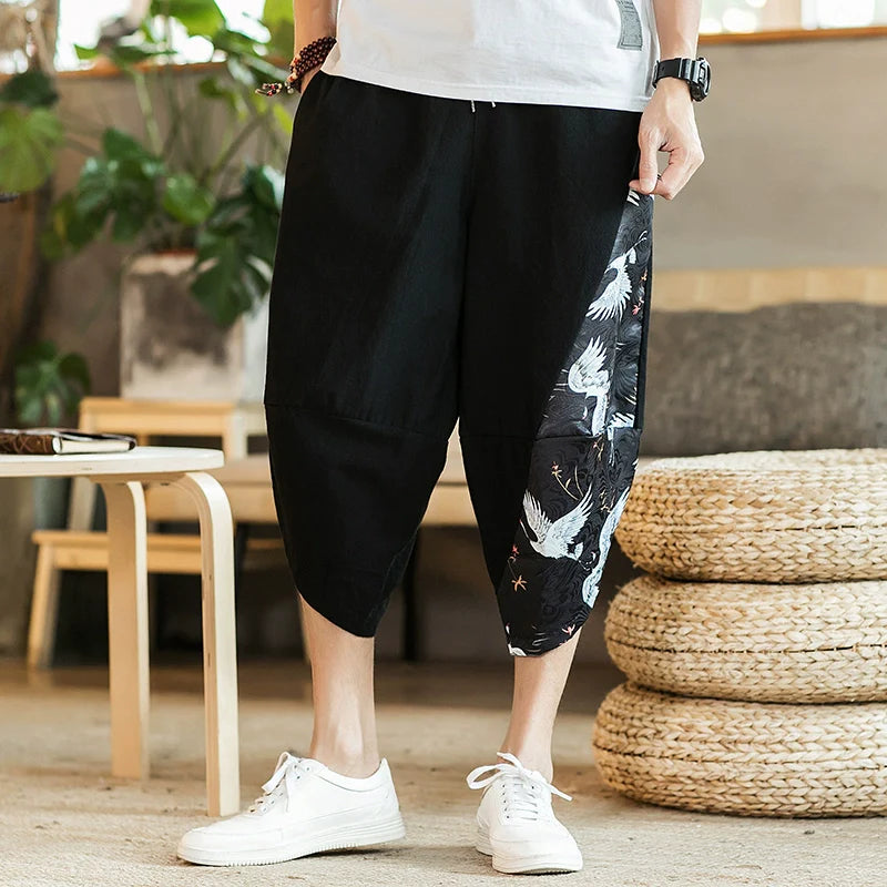 Loose Carrot Wide Leg Pants