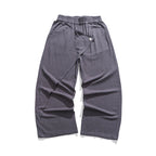 Irregular Retro Casual Trousers