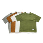 Japanese Loose Drop Shoulder Fake Two Piece T-shirt