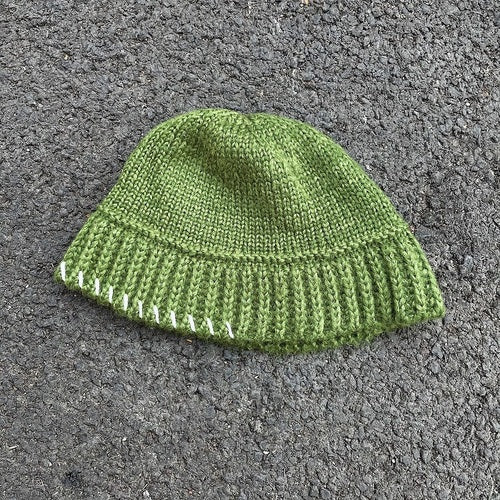 Seaming Woolen Bucket Hat