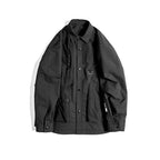 Fake Two-piece Lapel Work Jacket