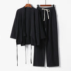 Linen Shirt Two Piece Suit