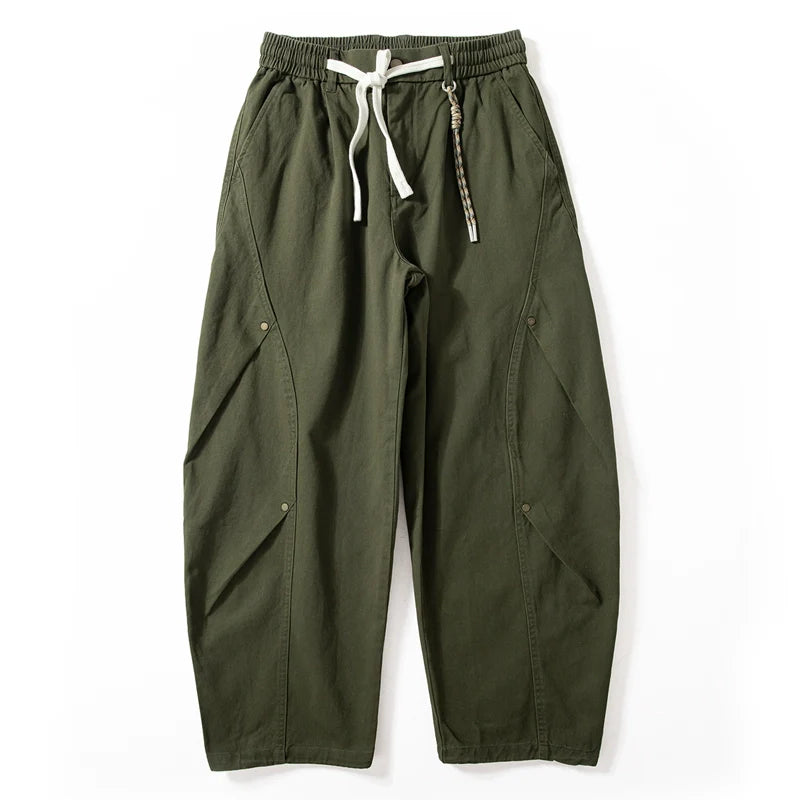 Machete Rivet Wide-leg Loose Casual Pants