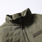 Japanese Solid Color Warm Stand Collar Cotton Coat