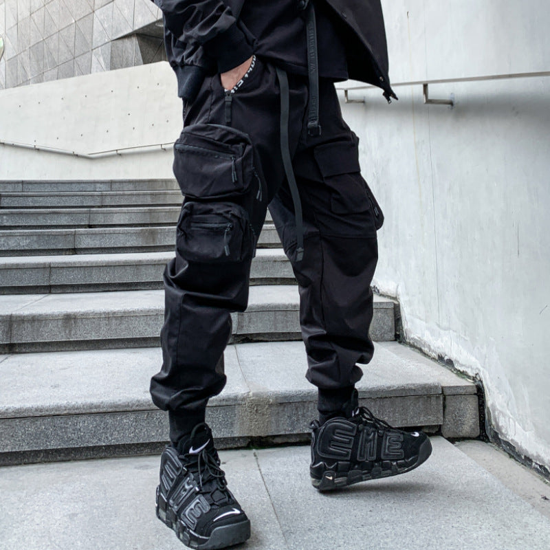 Techwear Asymmetric Pocket Cargo Pants