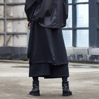 Irregular Multi-layer Loose Casual Hakama Pants